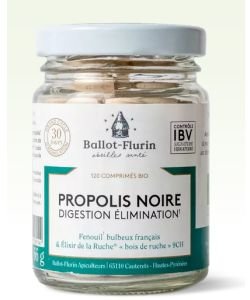 Propolis Noire Digestion et Elimination BIO, 120 comprimés